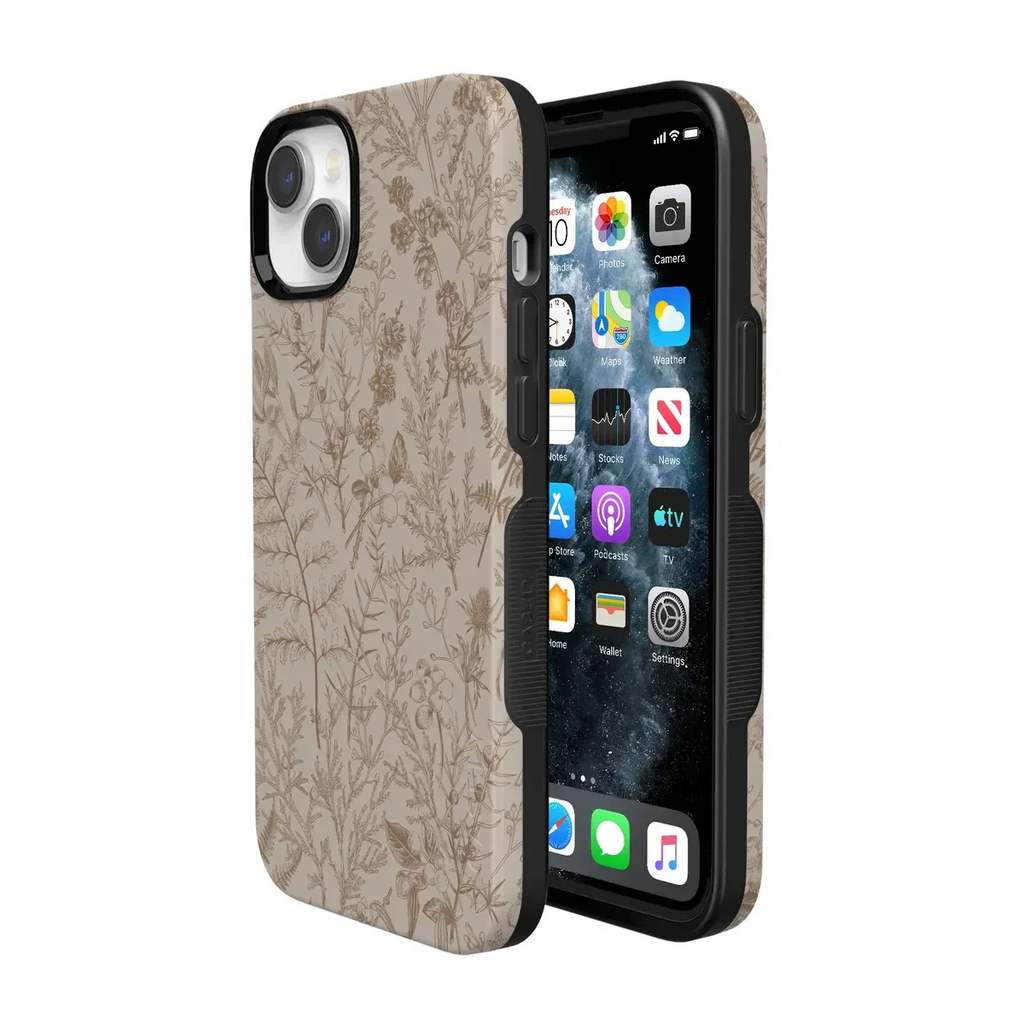 Beige Garden | Neutral Floral Case