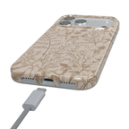 Beige Garden | Neutral Floral Case