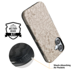 Beige Garden | Neutral Floral Case