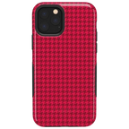 Best Dressed | Red Houndstooth Case