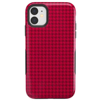 Best Dressed | Red Houndstooth Case