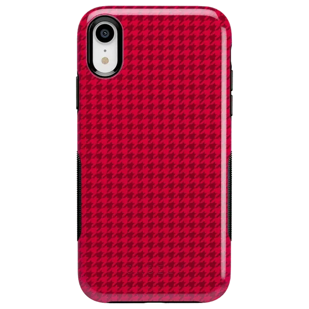 Best Dressed | Red Houndstooth Case