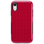 Best Dressed | Red Houndstooth Case