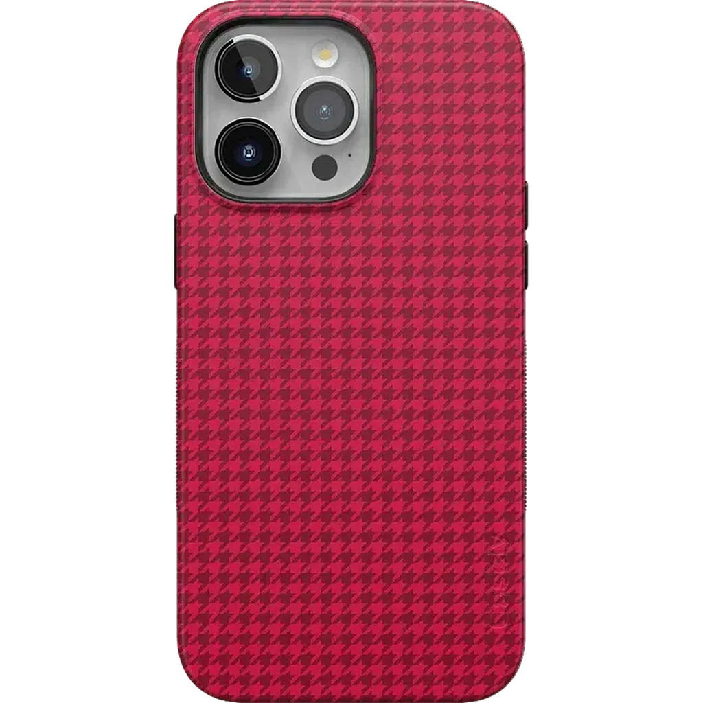Best Dressed | Red Houndstooth Case