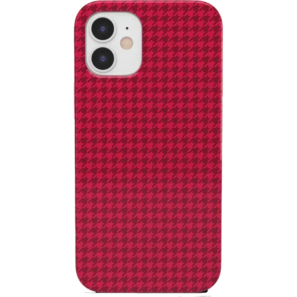 Best Dressed | Red Houndstooth Case