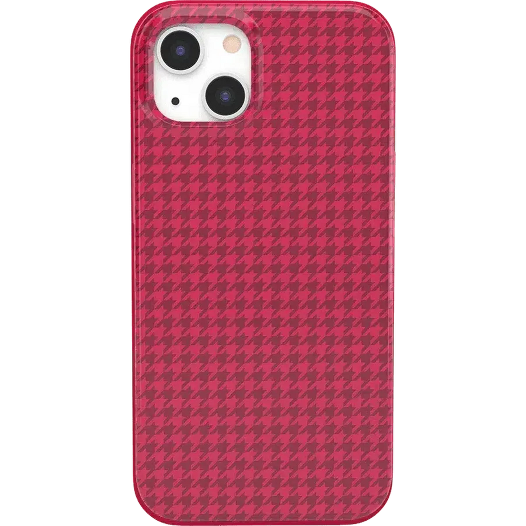 Best Dressed | Red Houndstooth Case