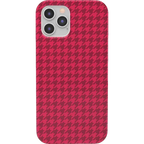 Best Dressed | Red Houndstooth Case