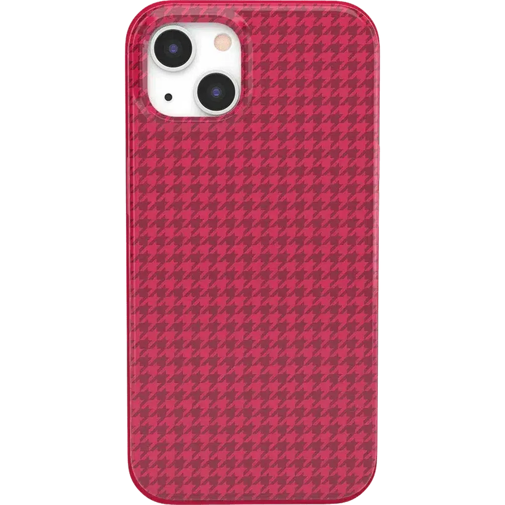Best Dressed | Red Houndstooth Case