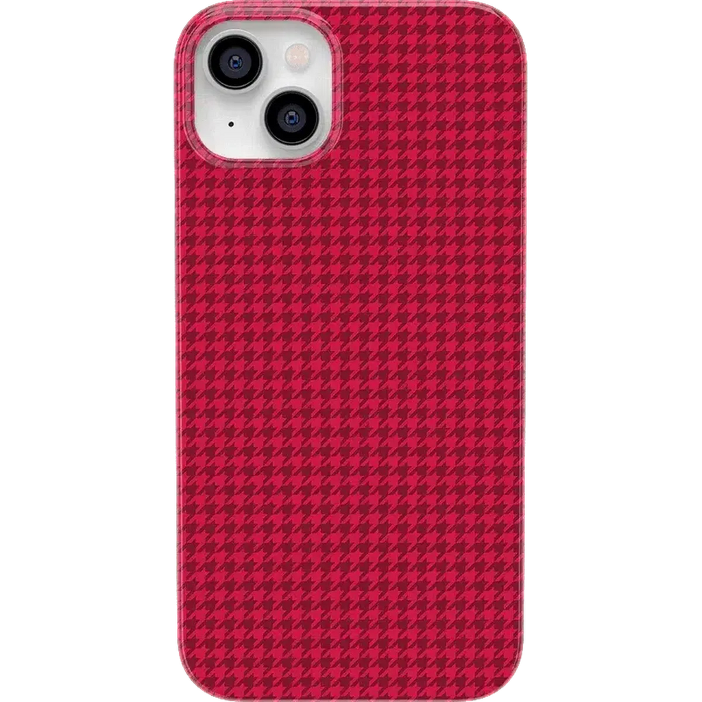 Best Dressed | Red Houndstooth Case