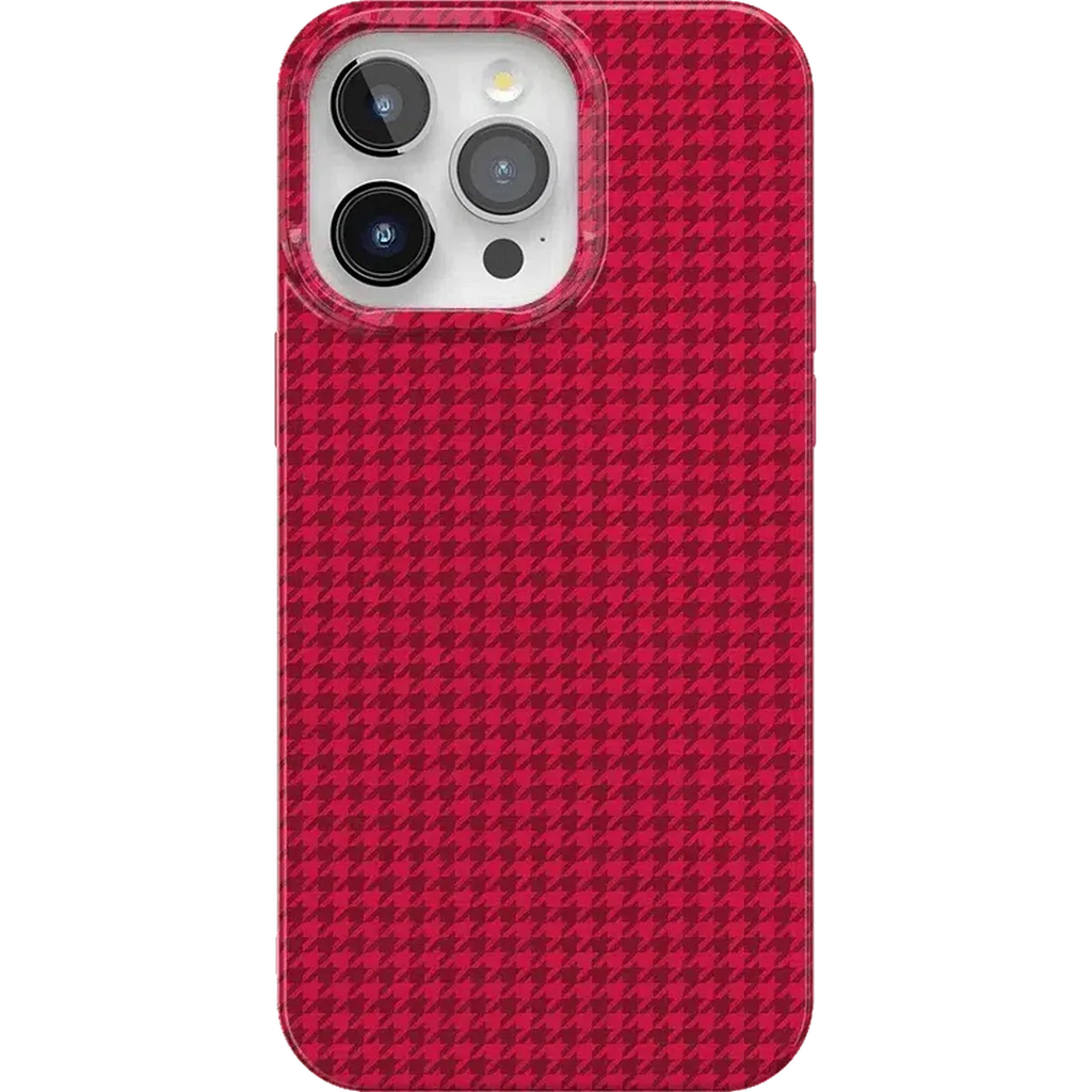 Best Dressed | Red Houndstooth Case