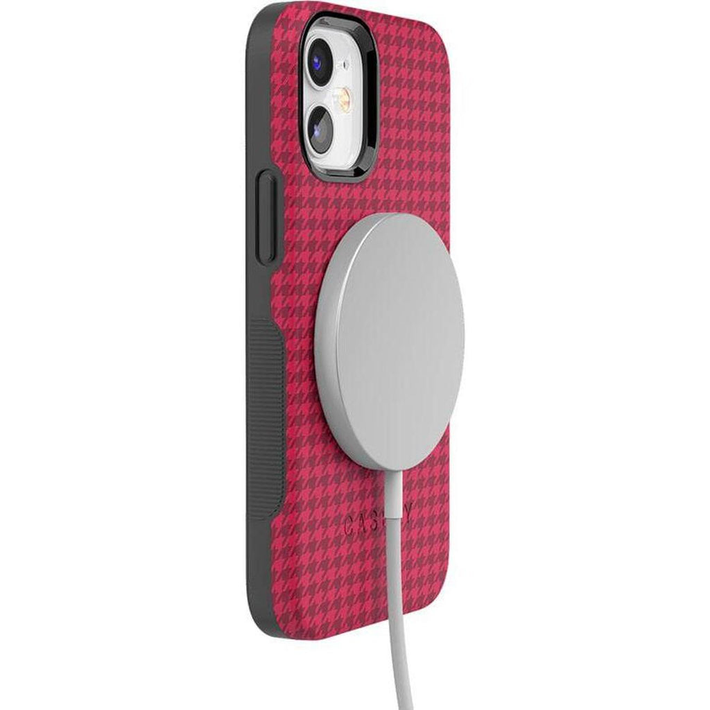 Best Dressed | Red Houndstooth Case