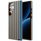 Go New York | Blue & Orange Stripes Case