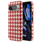 Scarlet Stitch | Red Houndstooth Case