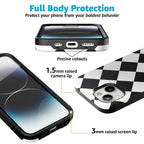 Black Checkerboard | High Contrast Design Case