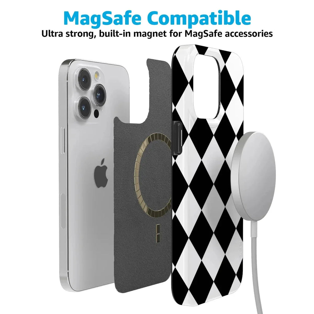 Black Checkerboard | High Contrast Design Case