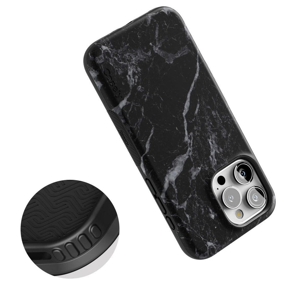 Black Pearl | Classic Black Marble Case