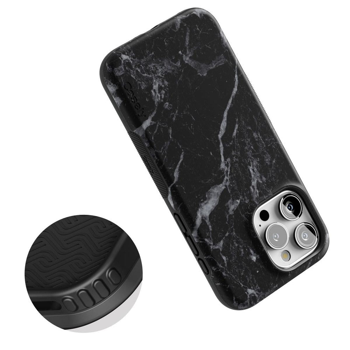 Black Pearl | Classic Black Marble Case