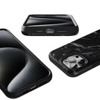 Black Pearl | Classic Black Marble Case