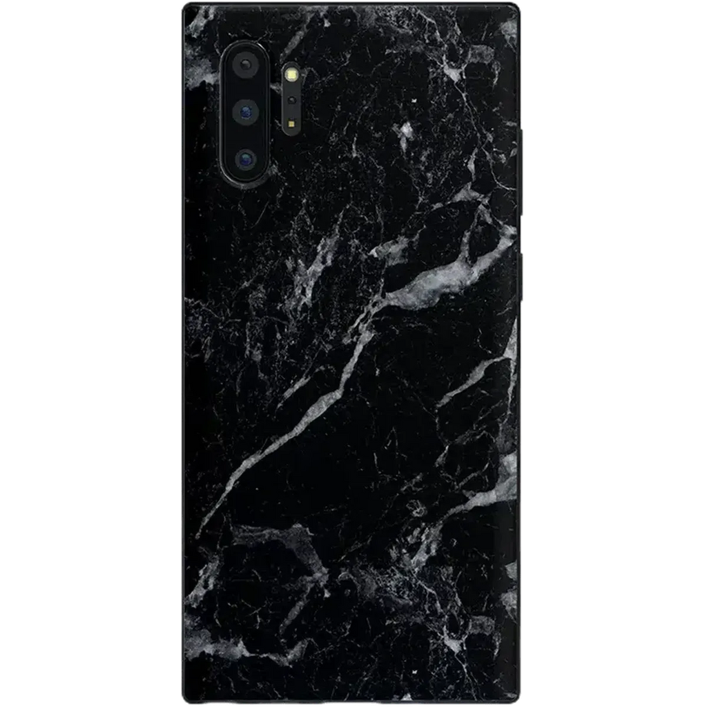 Black Pearl | Classic Black Marble Samsung Case