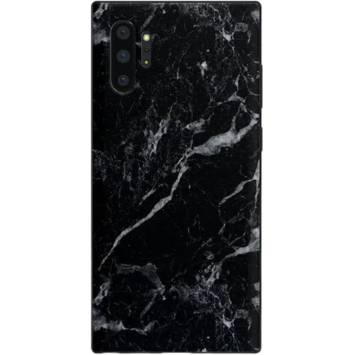 Black Pearl | Classic Black Marble Samsung Case