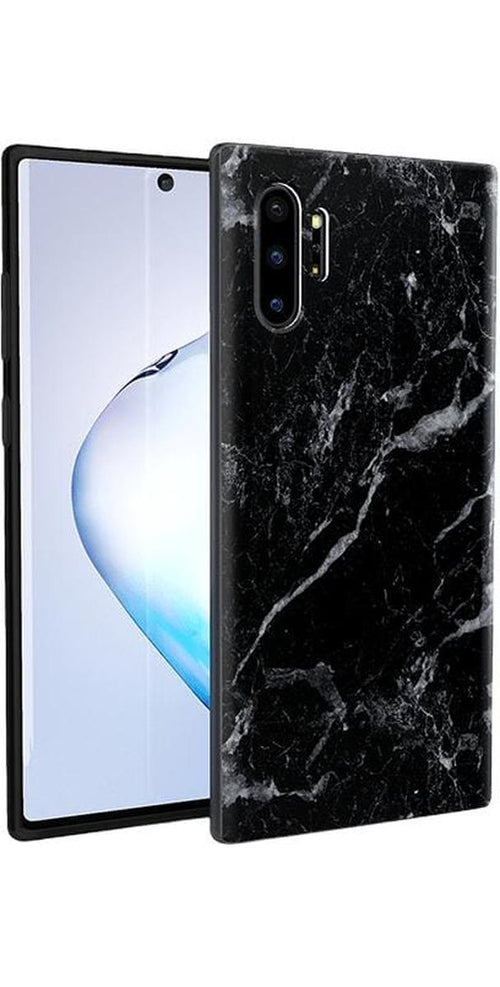 Black Pearl | Classic Black Marble Samsung Case
