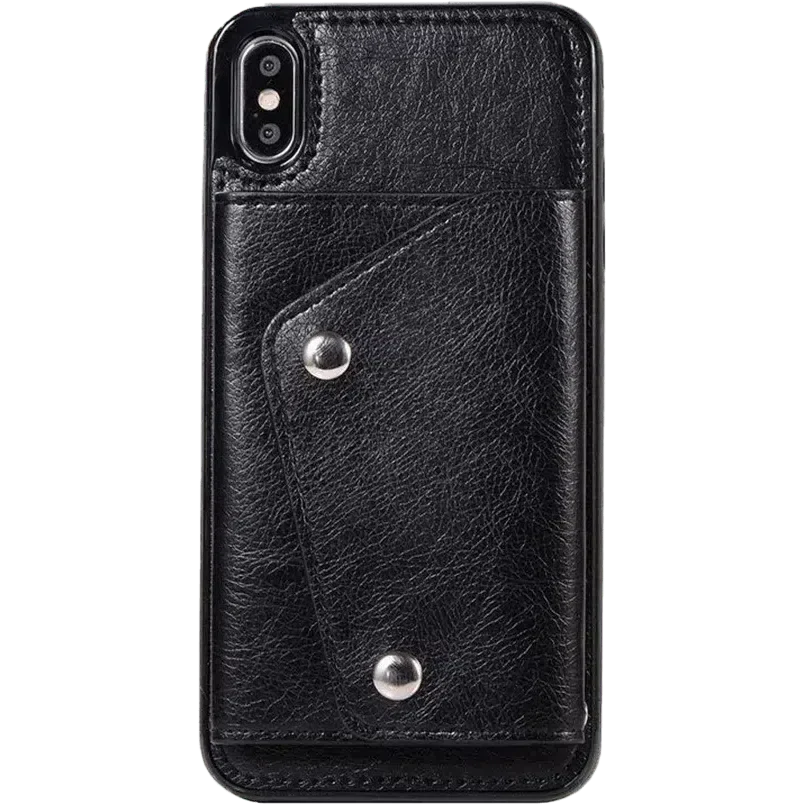 Black Vegan Leather | Wallet Case