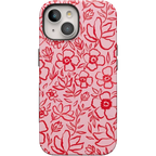 Blush Garden | Floral Doodle Case