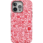 Blush Garden | Floral Doodle Case