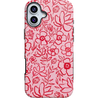Blush Garden | Floral Doodle Case