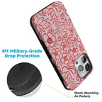 Blush Garden | Floral Doodle Case