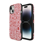 Blush Garden | Floral Doodle Case