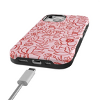 Blush Garden | Floral Doodle Case