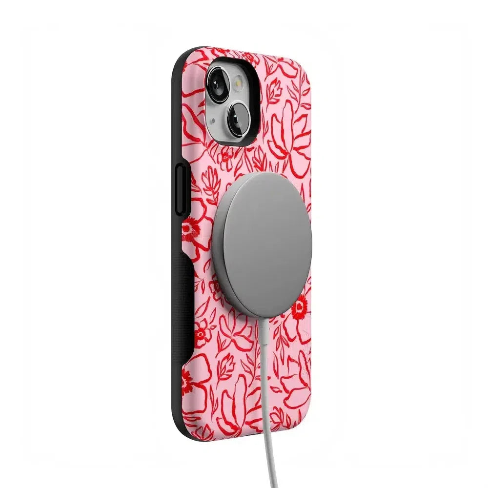 Blush Garden | Floral Doodle Case