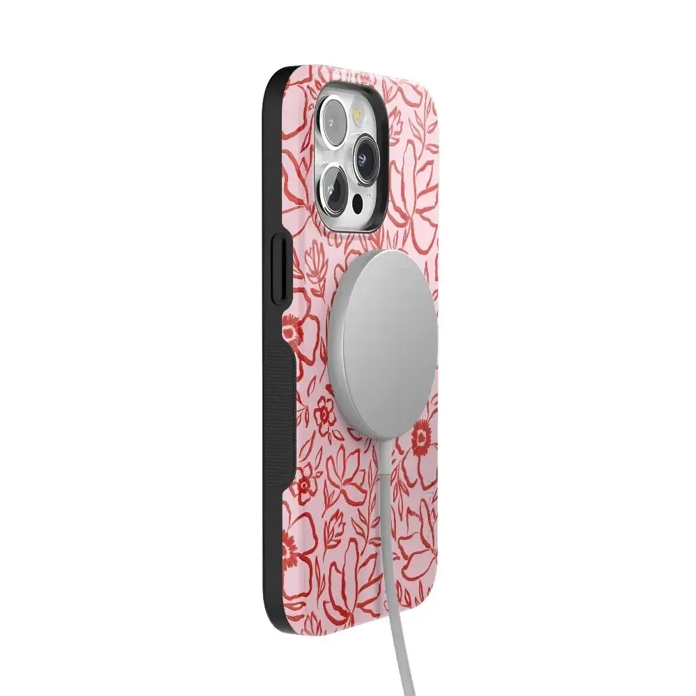 Blush Garden | Floral Doodle Case