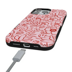 Blush Garden | Floral Doodle Case