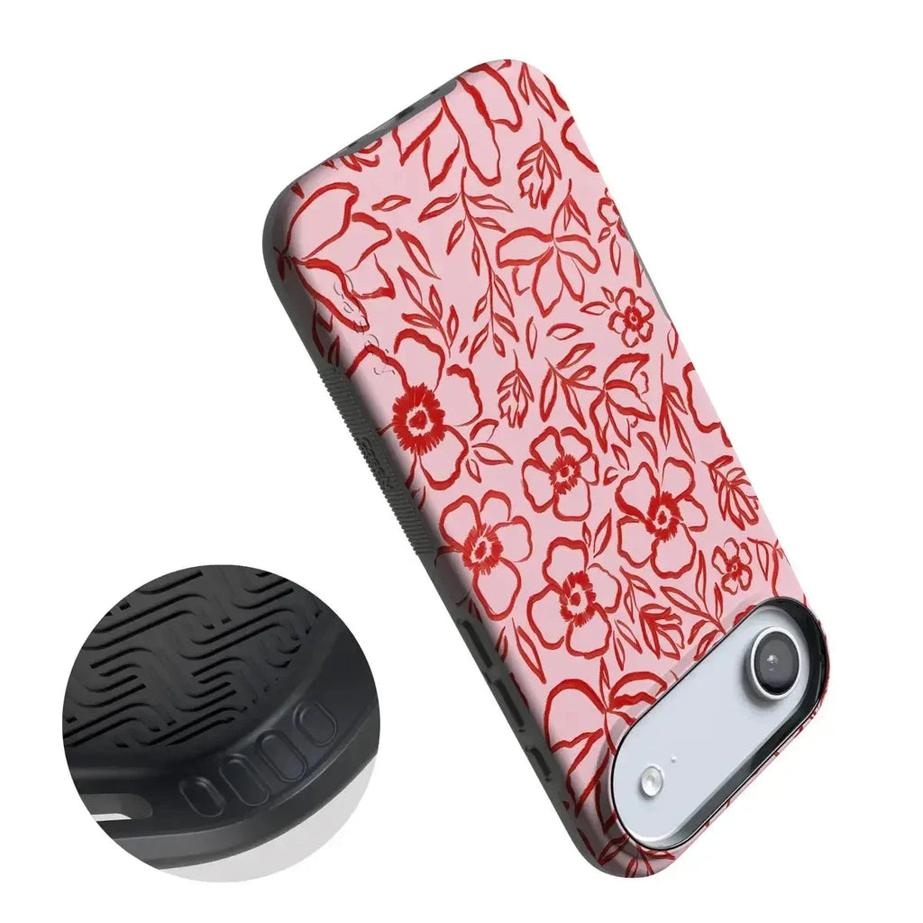 Blush Garden | Floral Doodle Case