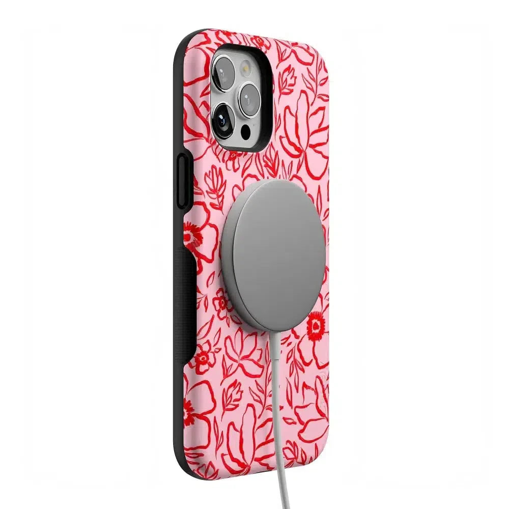 Blush Garden | Floral Doodle Case