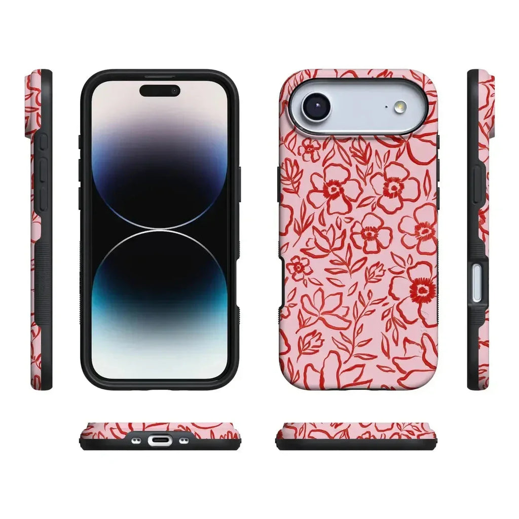 Blush Garden | Floral Doodle Case
