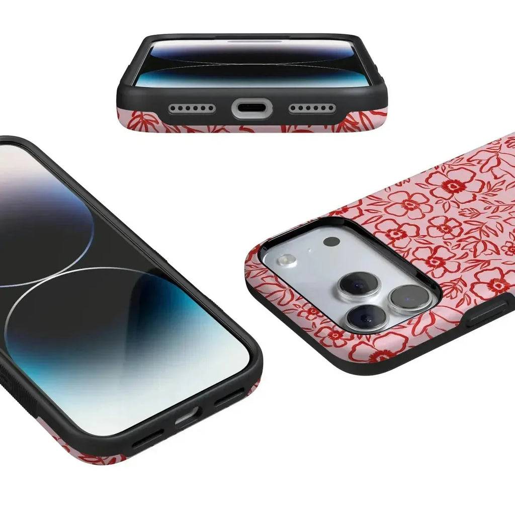 Blush Garden | Floral Doodle Case