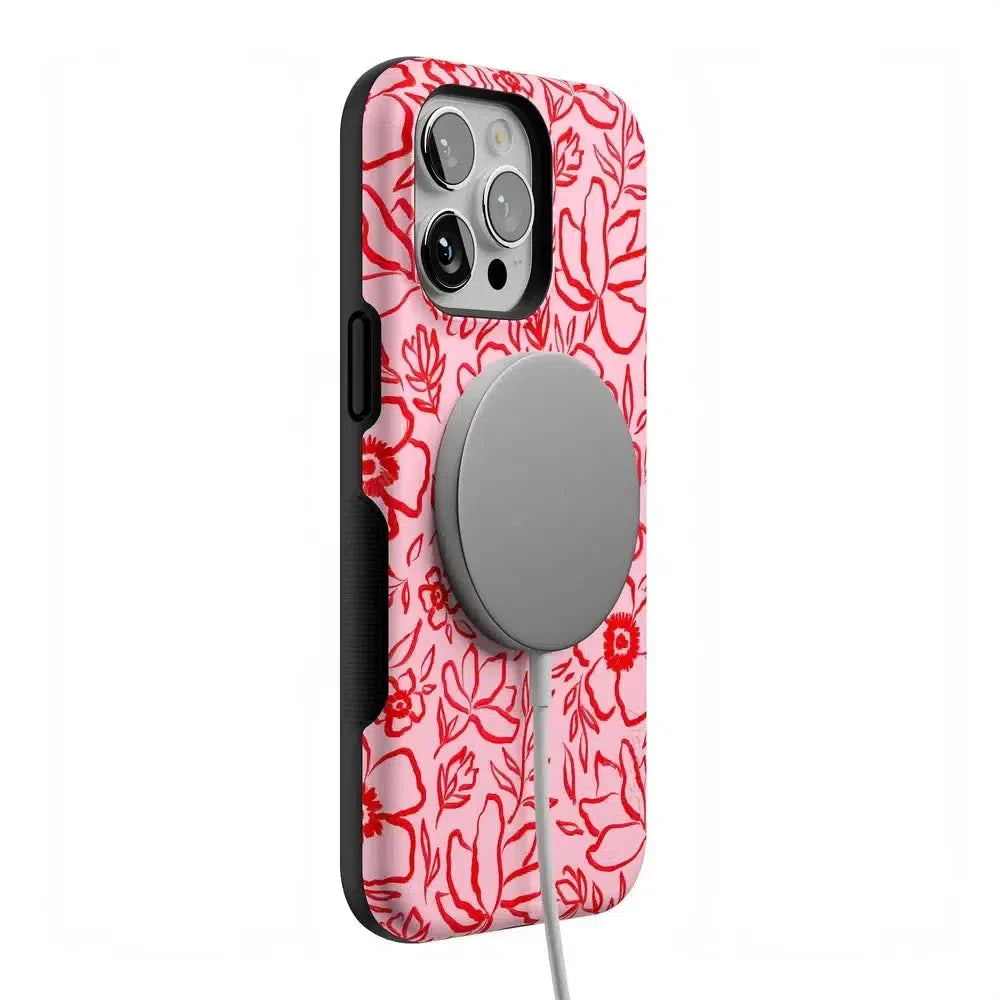 Blush Garden | Floral Doodle Case