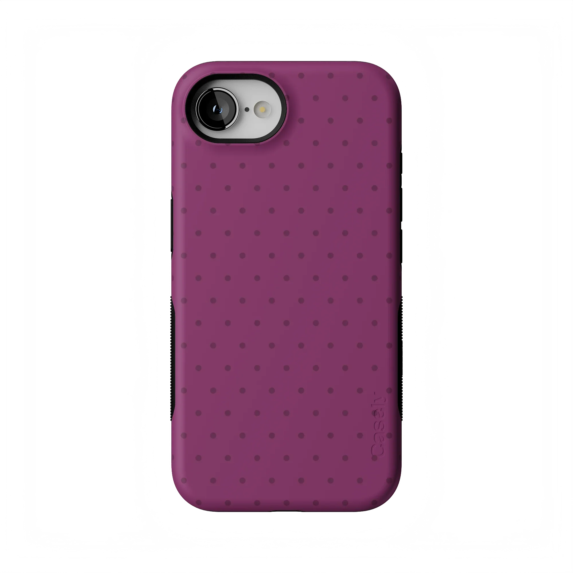 On the Dot | Plum Polka Dot Case