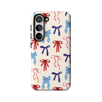American Girlie | Red White & Blue Bows Case