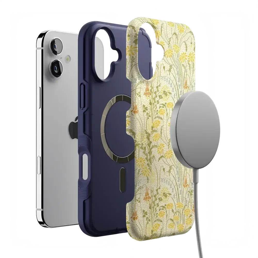 Boho Blooms | Golden Floral Case