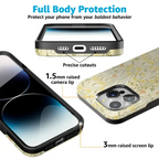 Boho Blooms | Golden Floral Case