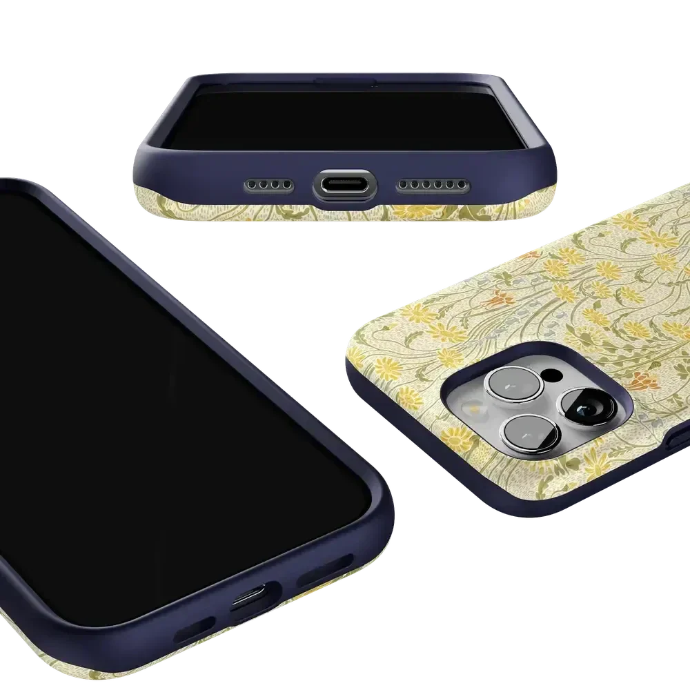 Boho Blooms | Golden Floral Case