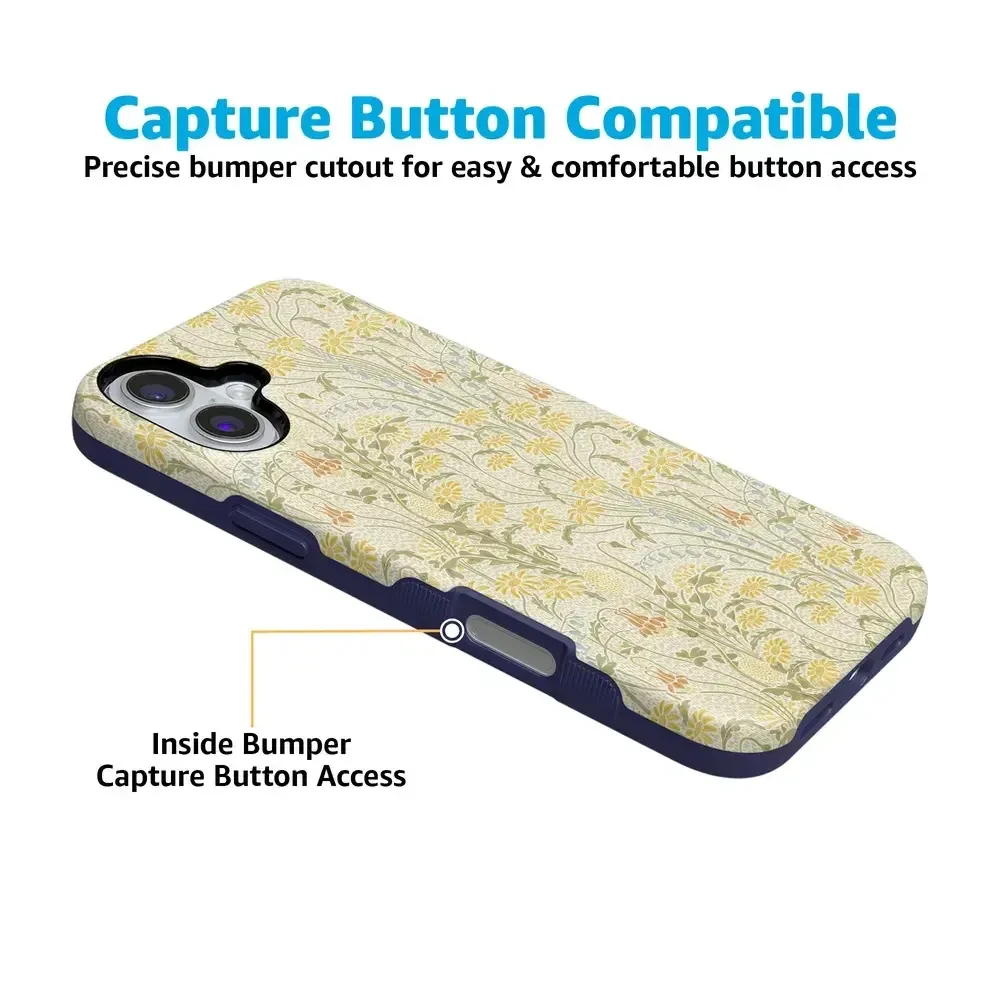 Boho Blooms | Golden Floral Case