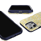 Boho Blooms | Golden Floral Case
