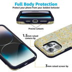 Boho Blooms | Golden Floral Case