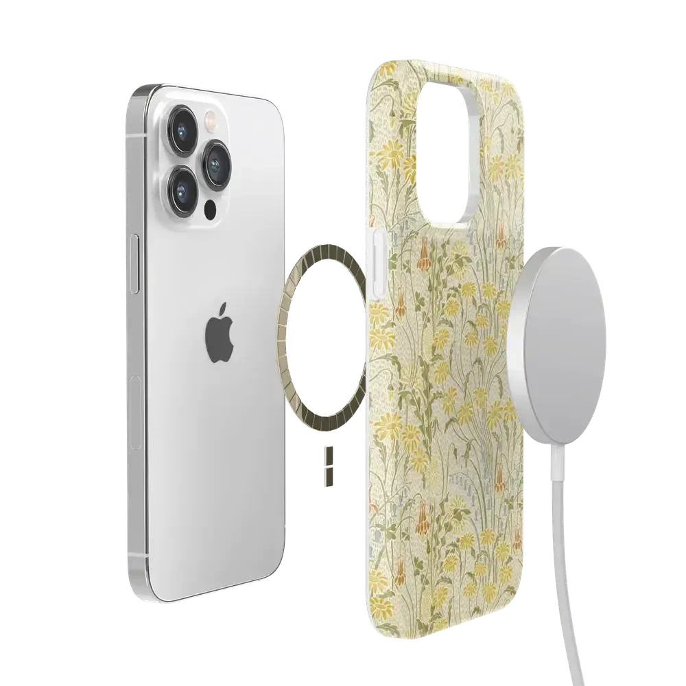 Boho Blooms | Golden Floral Case