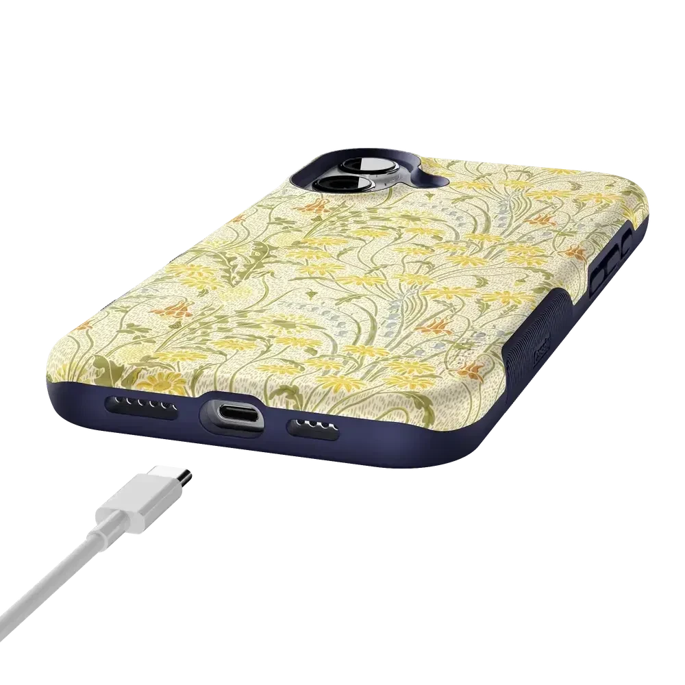 Boho Blooms | Golden Floral Case